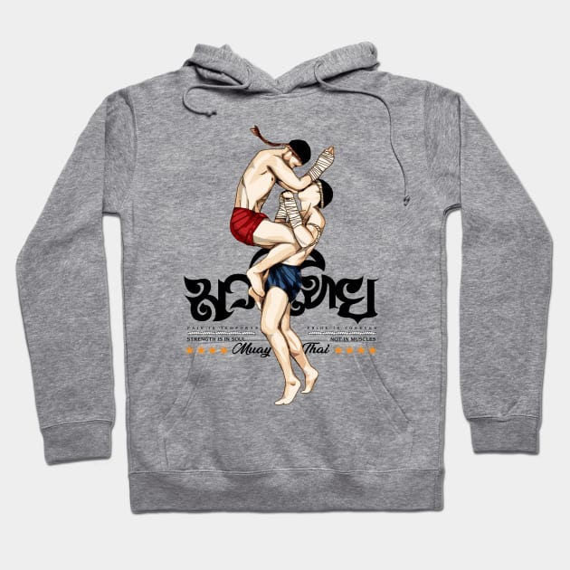 Muay Thai Boran Hoodie by KewaleeTee